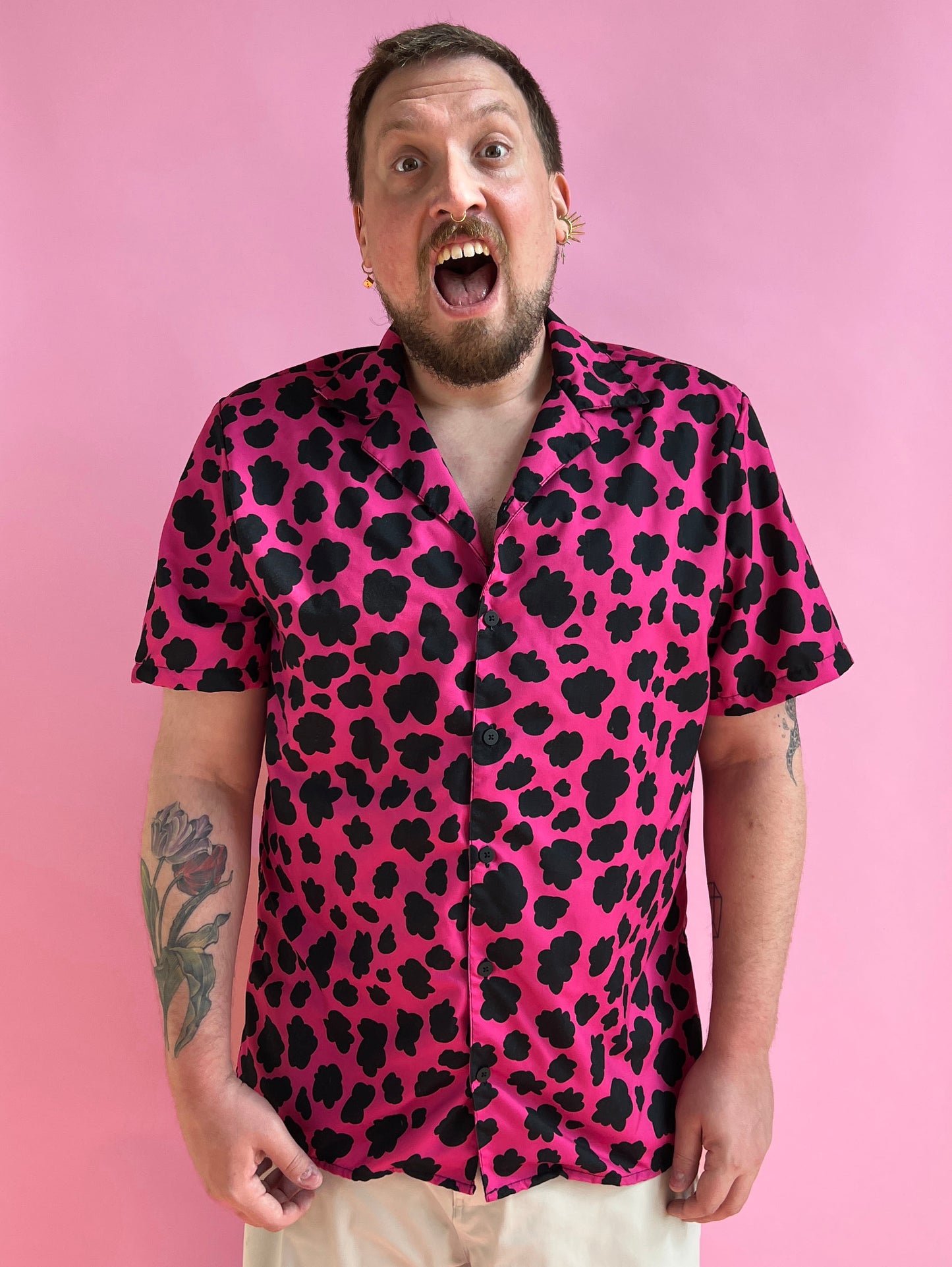 The Pink Panther Button Up