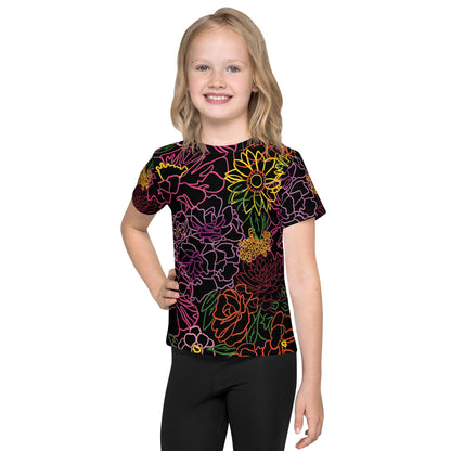 The Neon Flowers Kids Tee