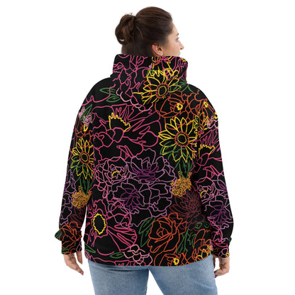 The Neon Flowers Hoodie