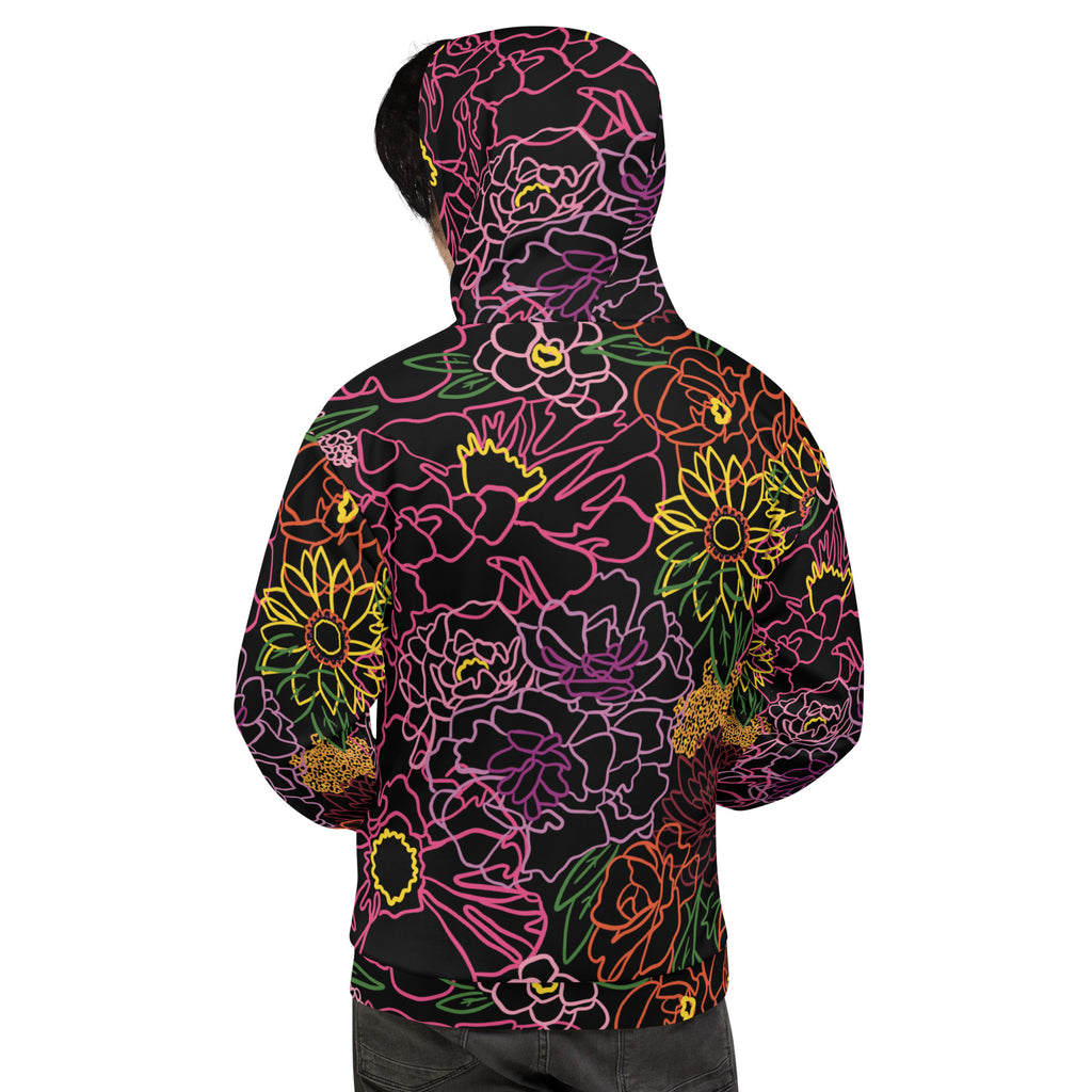 The Neon Flowers Hoodie