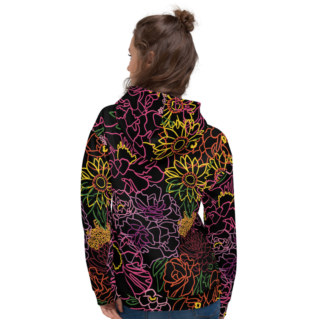 The Neon Flowers Hoodie