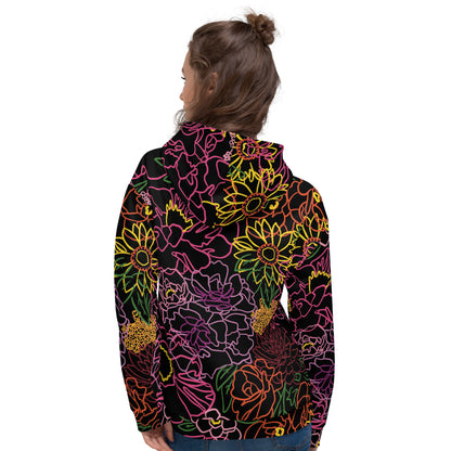 The Neon Flowers Hoodie