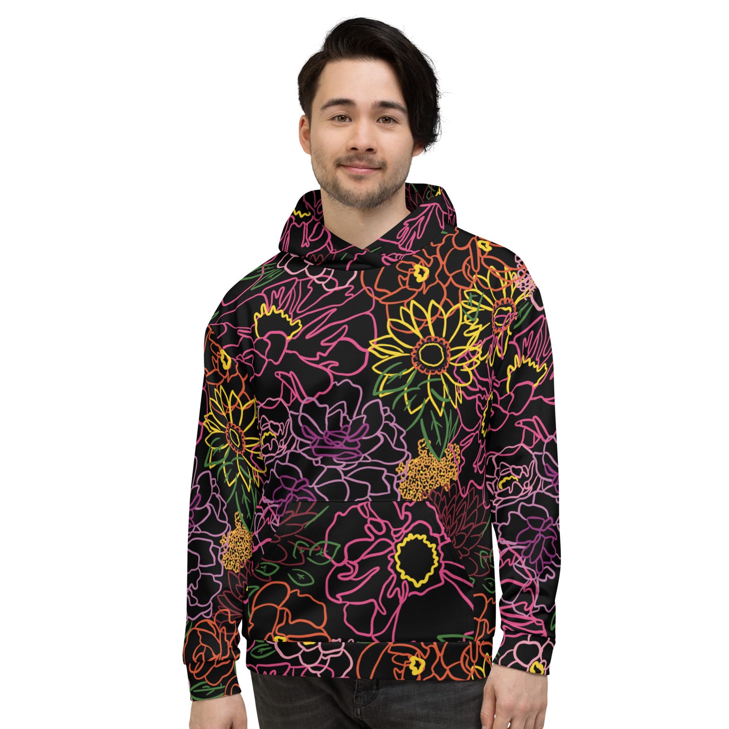 The Neon Flowers Hoodie