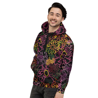 The Neon Flowers Hoodie