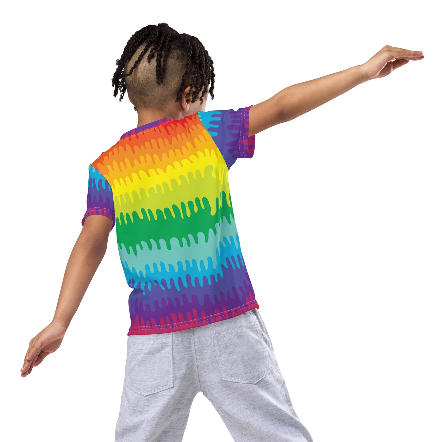 The Rainbow Wave Kids Tee