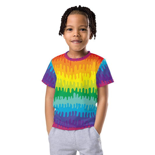 The Rainbow Wave Kids Tee