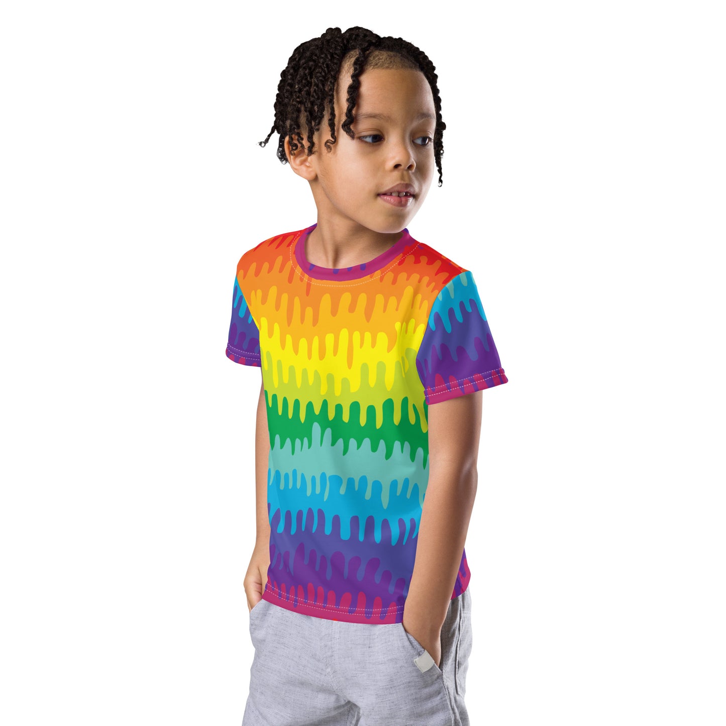 The Rainbow Wave Kids Tee