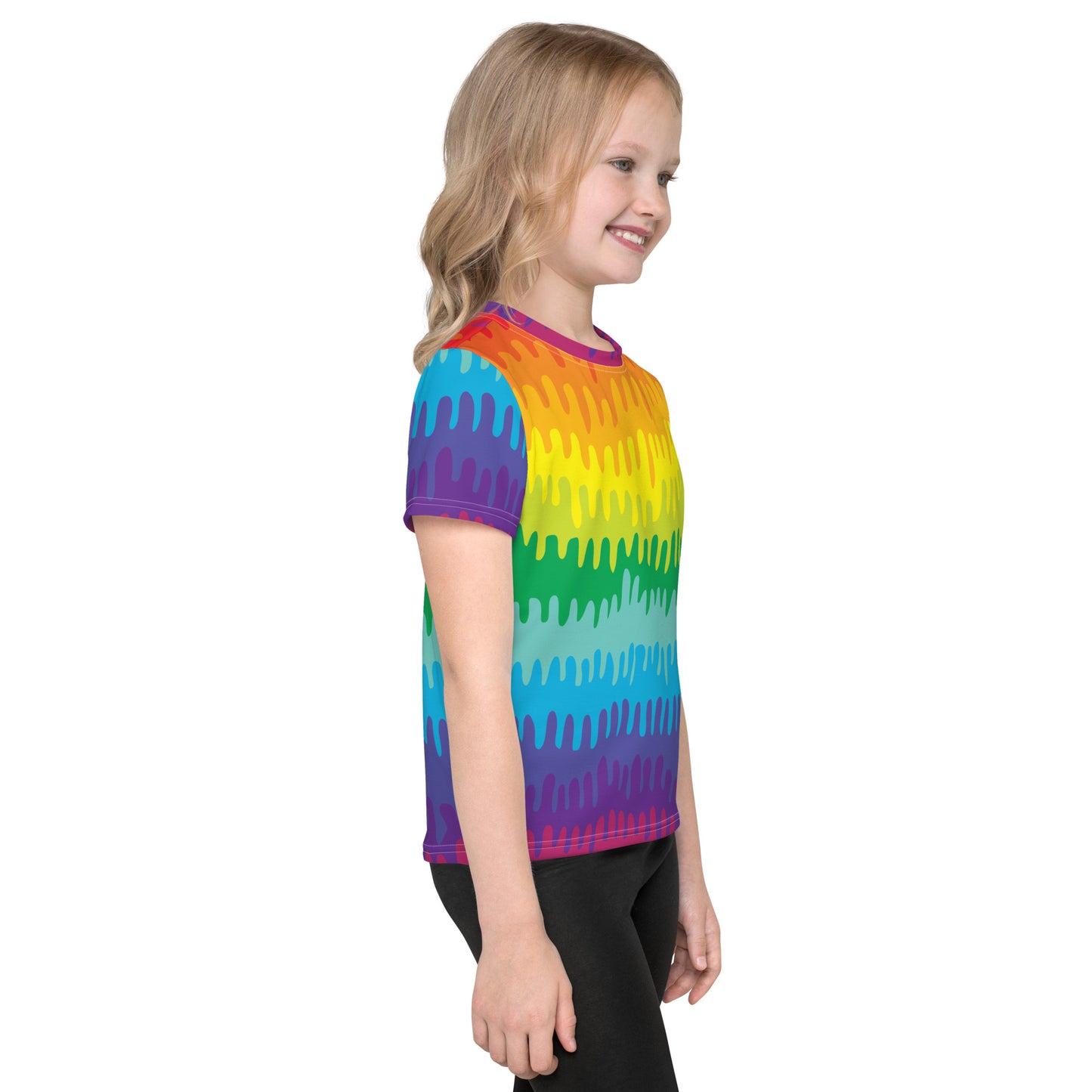 The Rainbow Wave Kids Tee